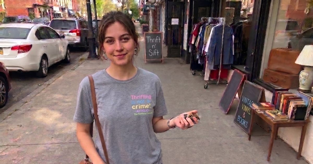 A local thrift store, the kind that partners with the attiq.io Thrift Hunt
